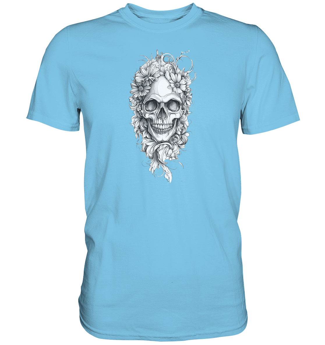 Totenkopfs Blüte  - Premium Shirt