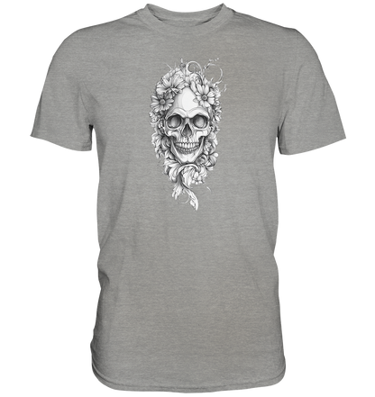 Totenkopfs Blüte  - Premium Shirt