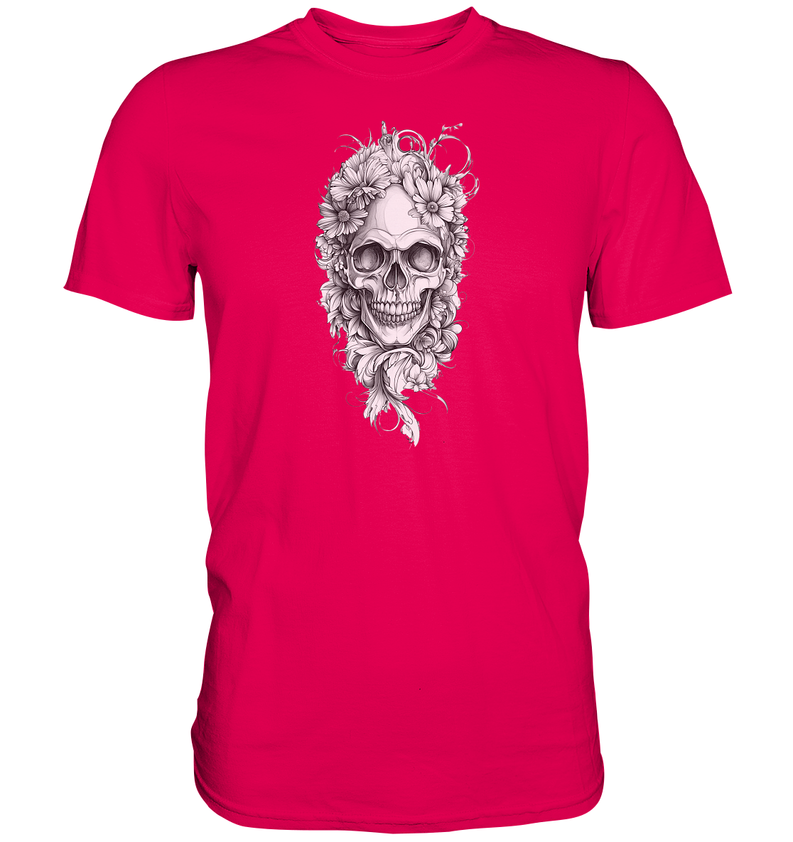 Totenkopfs Blüte  - Premium Shirt