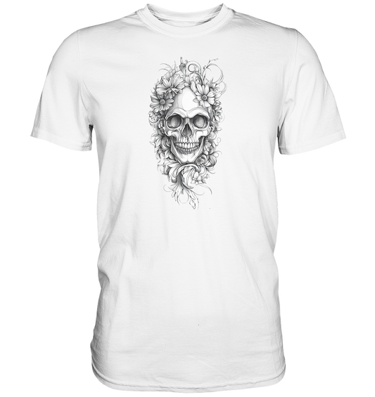 Totenkopfs Blüte  - Premium Shirt