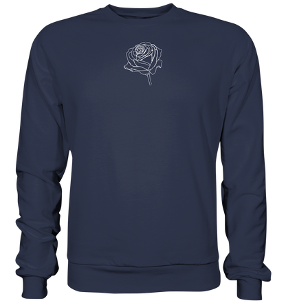 Rosenliebe Schwarz - Premium Sweatshirt