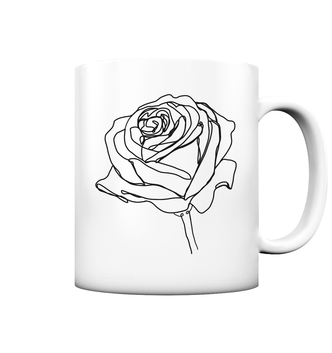 Rosen Tasse - Matt  - Tasse matt