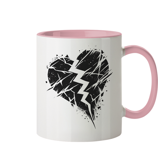 Broken Heart Tassen - Tasse zweifarbig