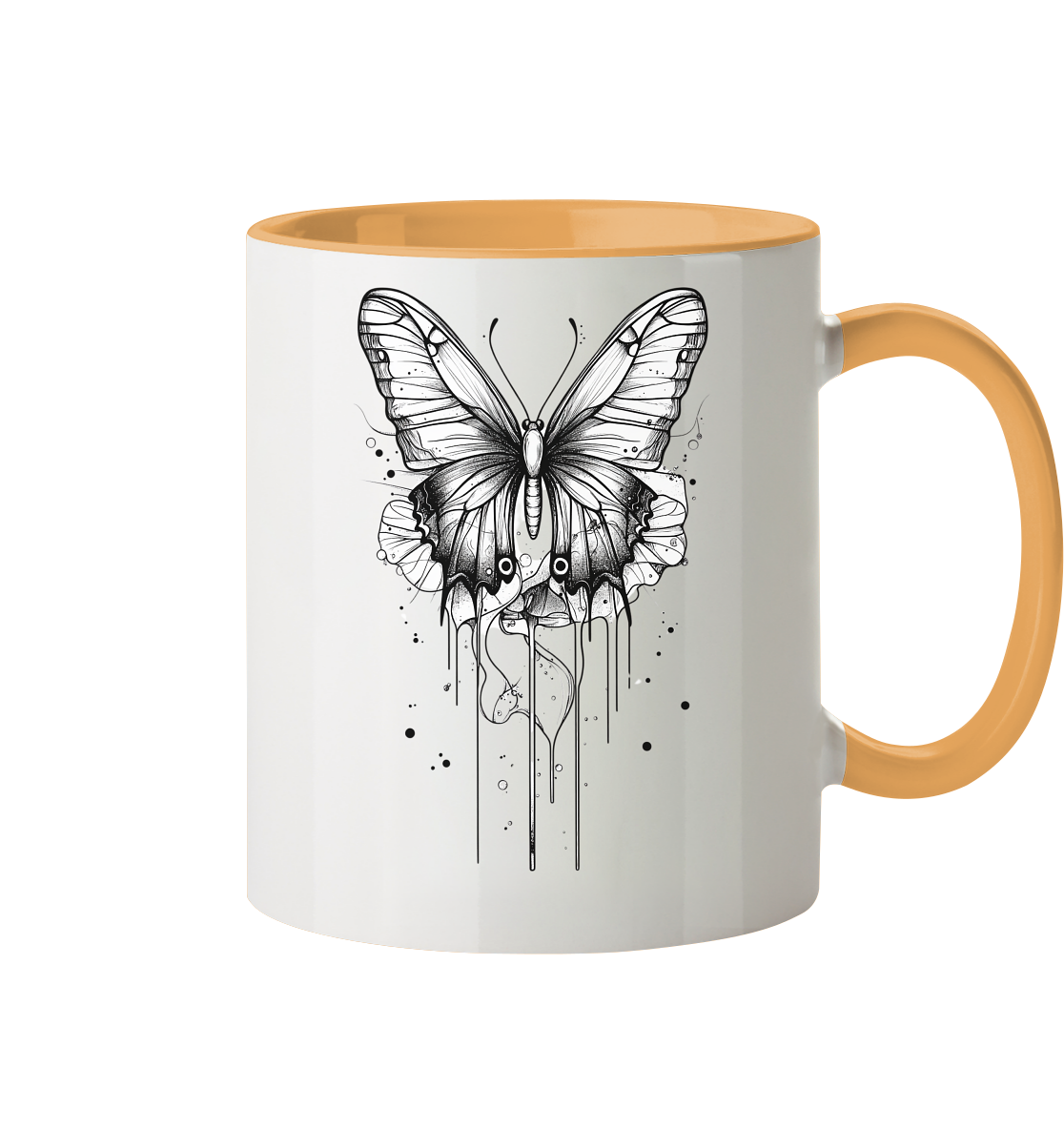 Schmetterlings Träume Trinkgefässe  - Tasse zweifarbig