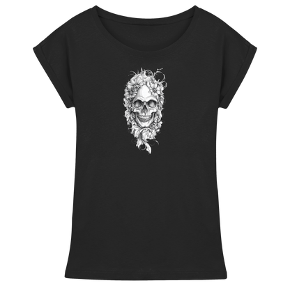 Totenkopfs Blüte  - Womens Extended Shoulder T-Shirt