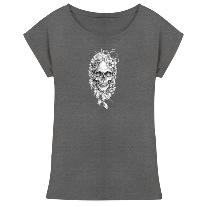 Totenkopfs Blüte  - Womens Extended Shoulder T-Shirt