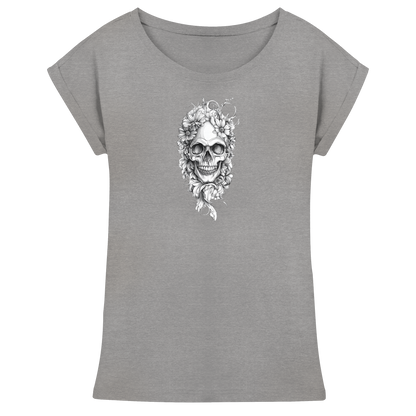 Totenkopfs Blüte  - Womens Extended Shoulder T-Shirt