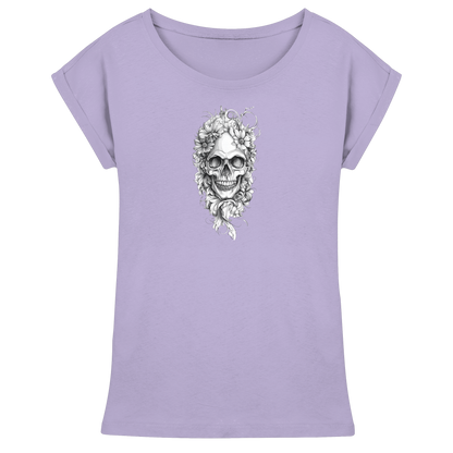 Totenkopfs Blüte  - Womens Extended Shoulder T-Shirt