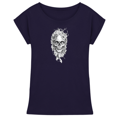 Totenkopfs Blüte  - Womens Extended Shoulder T-Shirt