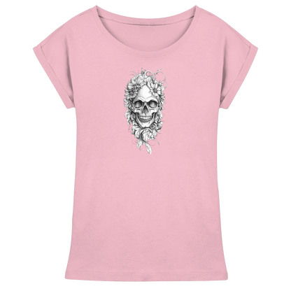 Totenkopfs Blüte  - Womens Extended Shoulder T-Shirt
