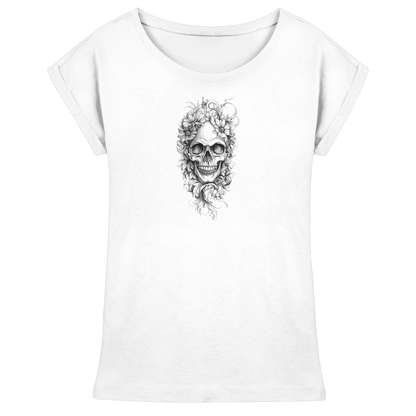 Totenkopfs Blüte  - Womens Extended Shoulder T-Shirt