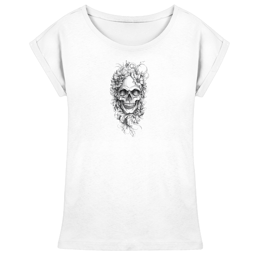 Totenkopfs Blüte  - Womens Extended Shoulder T-Shirt