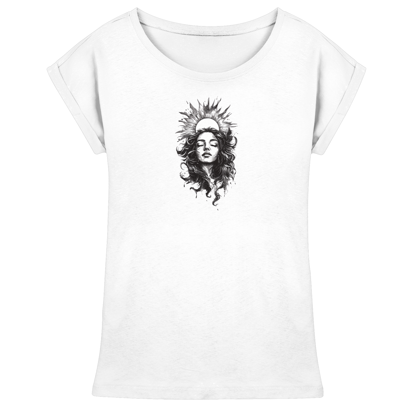 Sommer Vibes - Womens Extended Shoulder T-Shirt