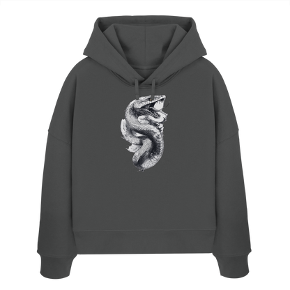 Schlangenkönigin  - Womens Organic Boxcut Hoodie