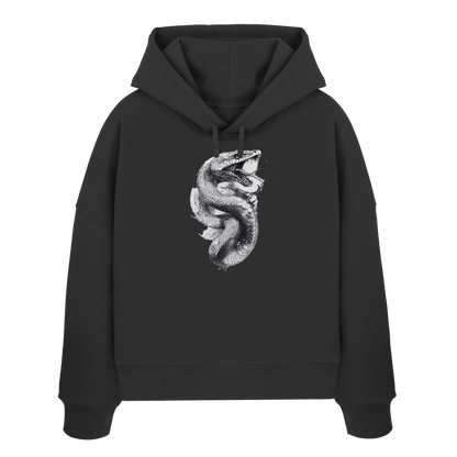 Schlangenkönigin  - Womens Organic Boxcut Hoodie