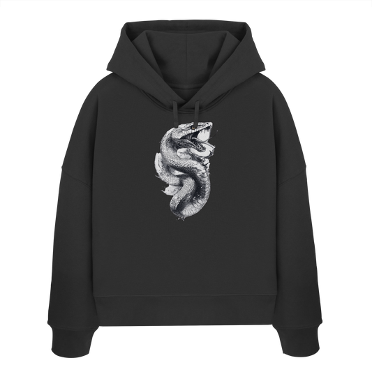 Schlangenkönigin  - Womens Organic Boxcut Hoodie