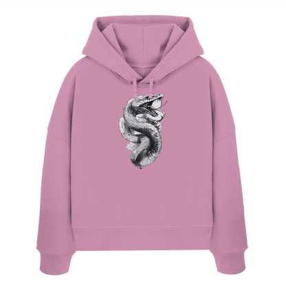 Schlangenkönigin  - Womens Organic Boxcut Hoodie
