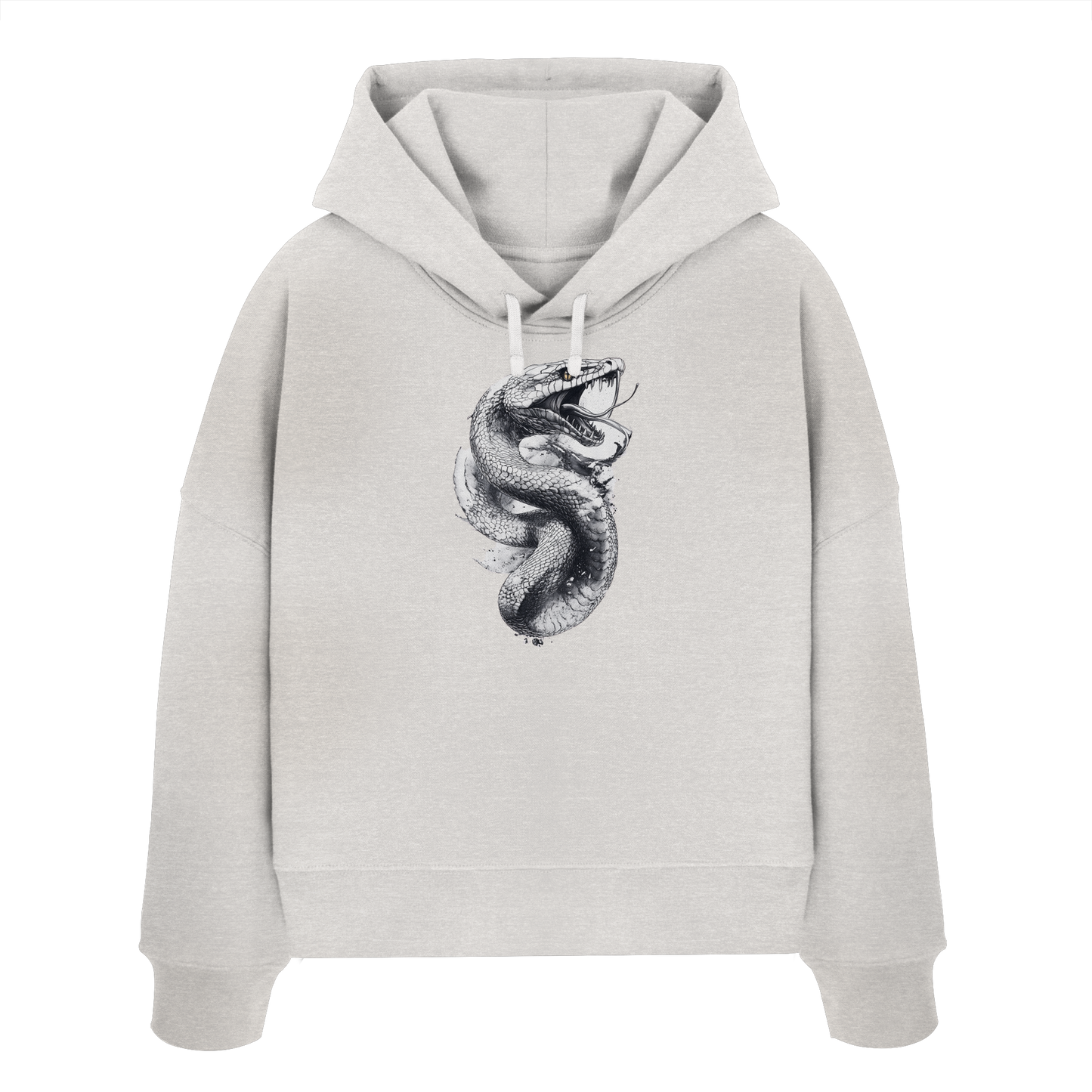 Schlangenkönigin  - Womens Organic Boxcut Hoodie
