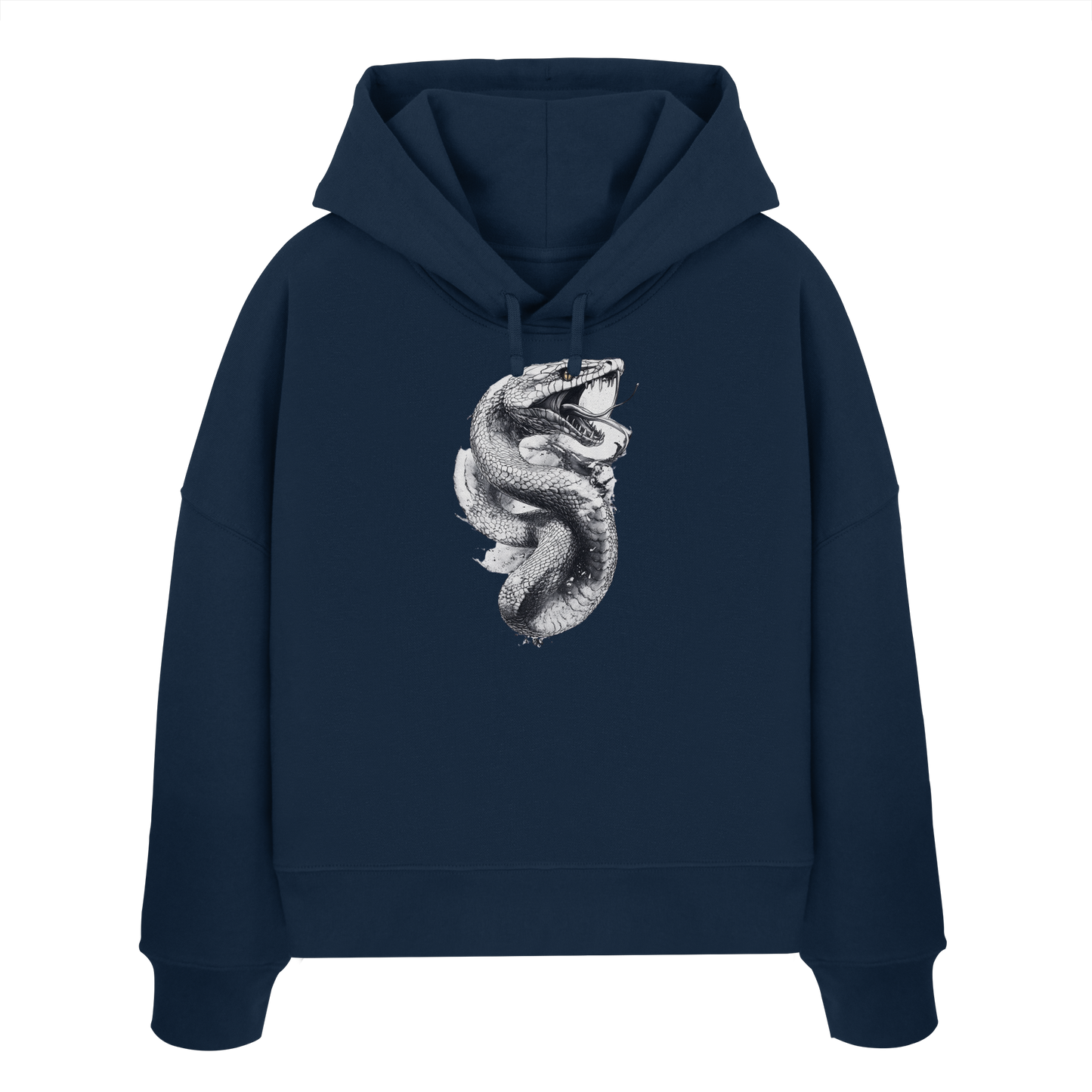 Schlangenkönigin  - Womens Organic Boxcut Hoodie