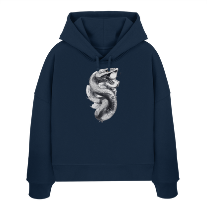 Schlangenkönigin  - Womens Organic Boxcut Hoodie