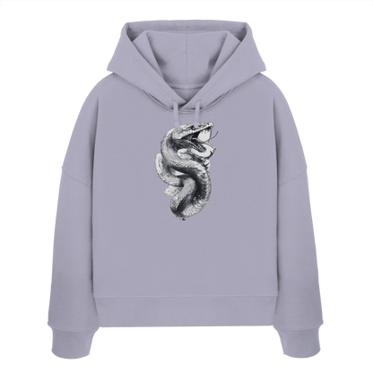Schlangenkönigin  - Womens Organic Boxcut Hoodie