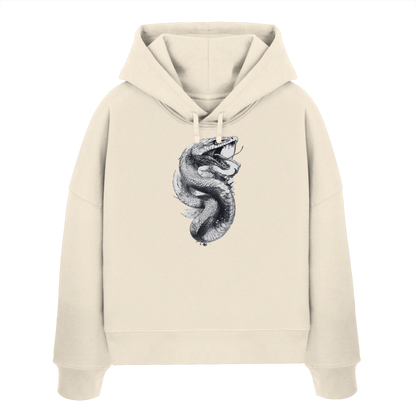 Schlangenkönigin  - Womens Organic Boxcut Hoodie