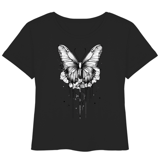 Schmetterlings Träume nur Voderseite - Womens Organic Lightweight T-Shirt