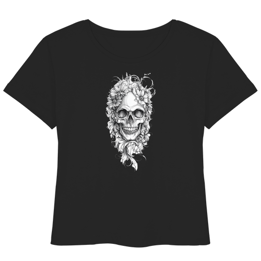 Totenkopfs Blüte  - Womens Organic Lightweight T-Shirt