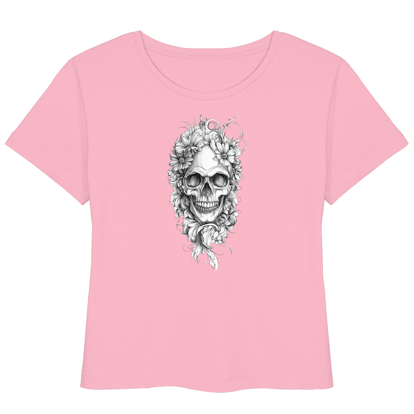 Totenkopfs Blüte  - Womens Organic Lightweight T-Shirt