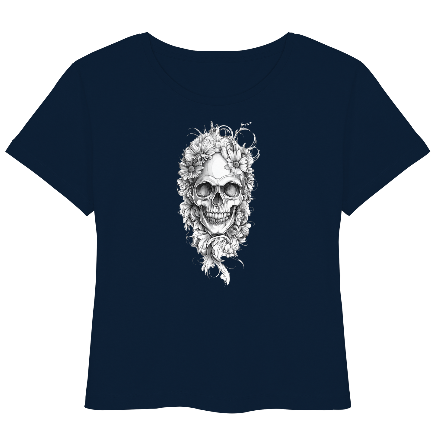 Totenkopfs Blüte  - Womens Organic Lightweight T-Shirt
