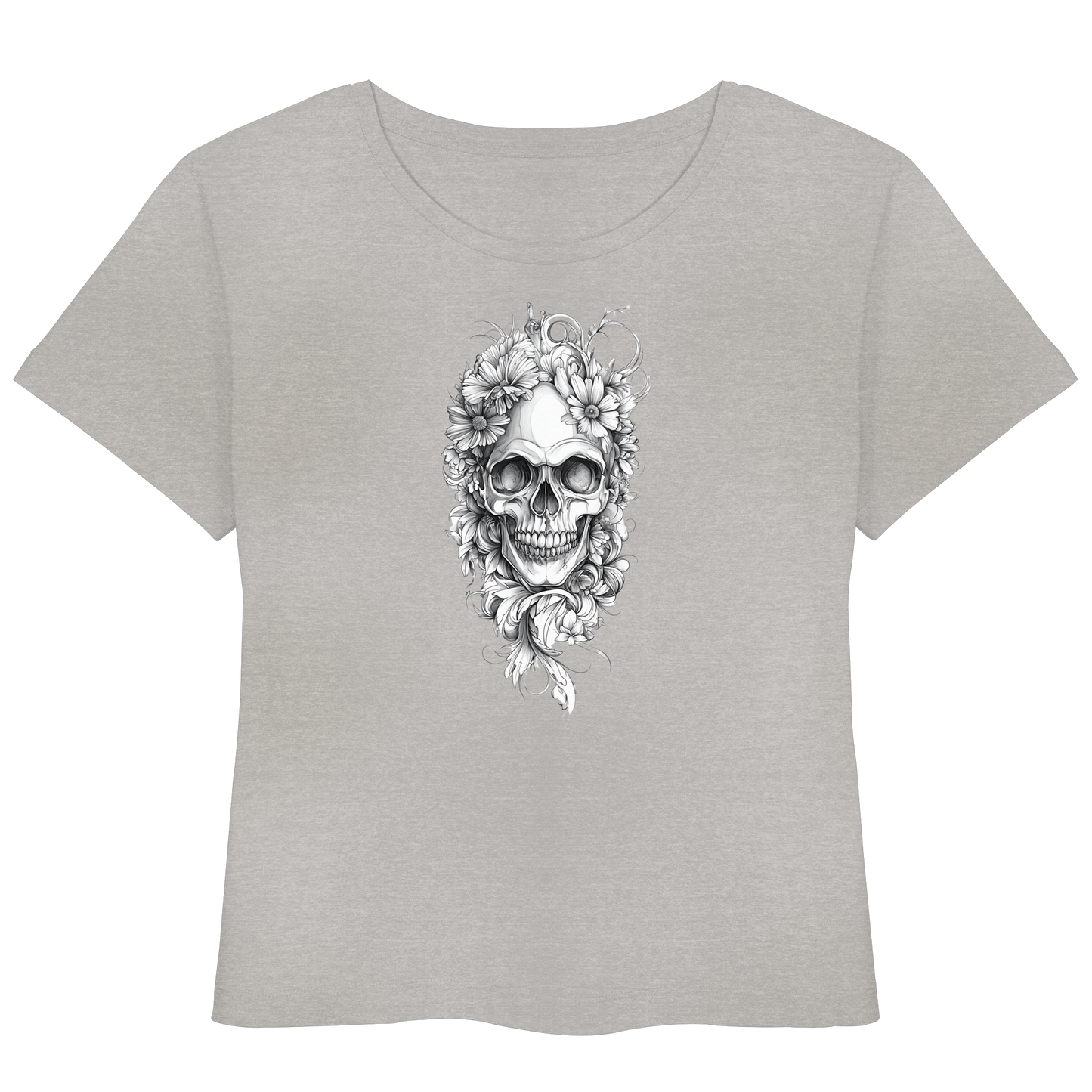 Totenkopfs Blüte  - Womens Organic Lightweight T-Shirt