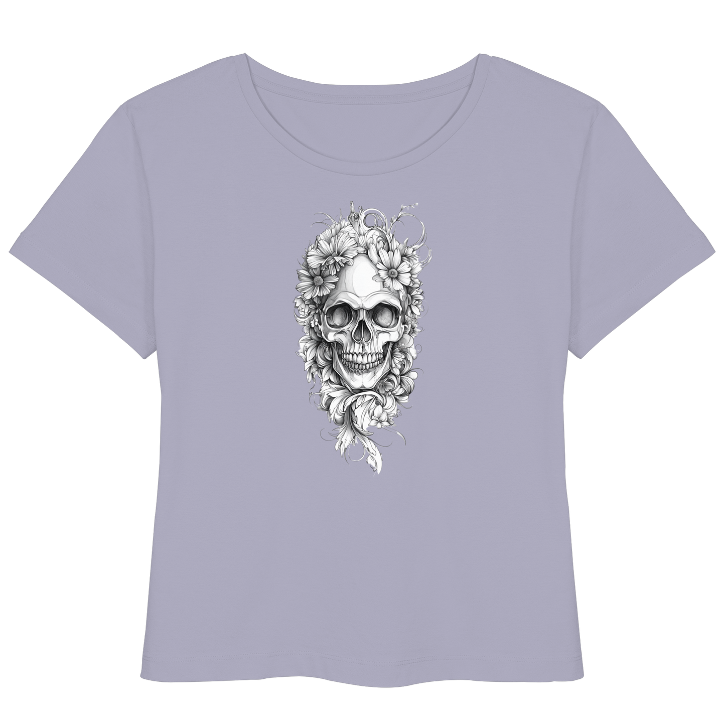 Totenkopfs Blüte  - Womens Organic Lightweight T-Shirt