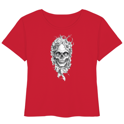 Totenkopfs Blüte  - Womens Organic Lightweight T-Shirt