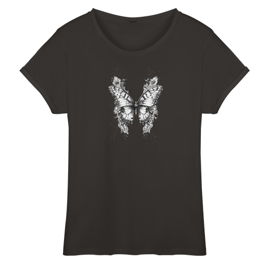 Schmetterling - Womens Roll-Up T-Shirt