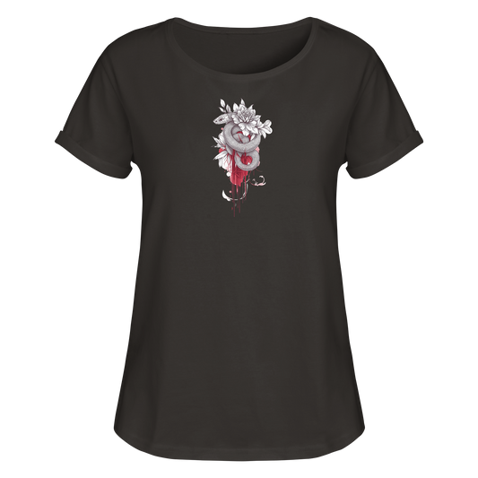 Schlangenblüte - Womens Roll-Up T-Shirt
