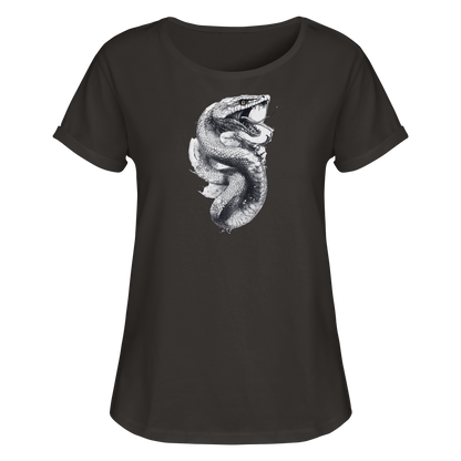 Schlangenkönigin  - Womens Roll-Up T-Shirt