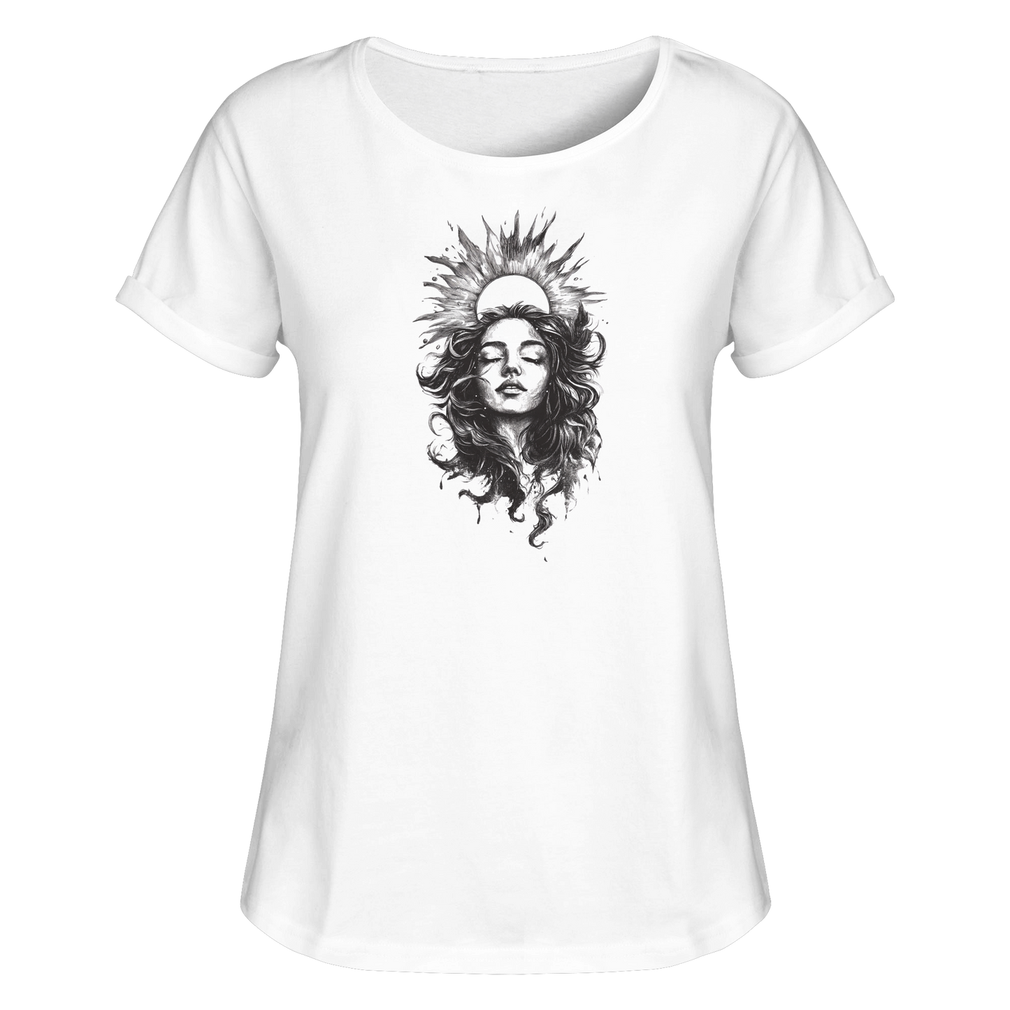 Sommer Vibes - Womens Roll-Up T-Shirt