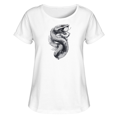 Schlangenkönigin  - Womens Roll-Up T-Shirt